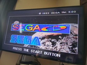 SEGA CD SYSTEM IN BOX SEWER SHARK TESTED WORKS