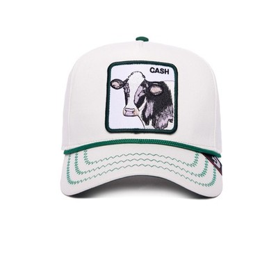 Goorin Bros. Cash Cow 100 ALL OVER CANVAS Trucker Cap Basecap Full Kuh Patch Neu