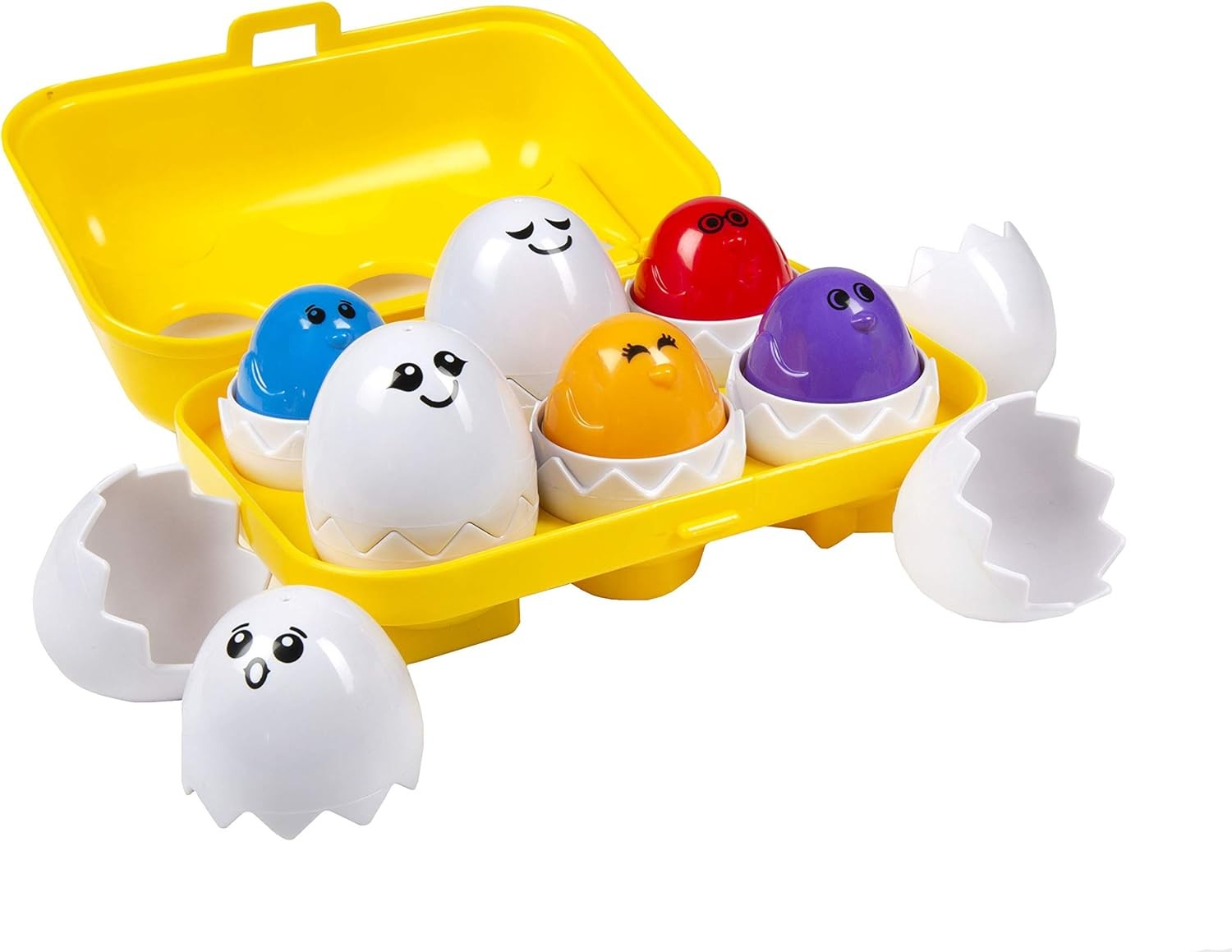 Kidoozie Peek N Peep Eggs - Mentally Stimulating Sorting & Stacking Toy for... 