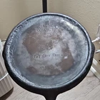 VNTG Wagner Ware Sidney Cast Iron Frying Pan 1102E Skillet Fat Free Fryer