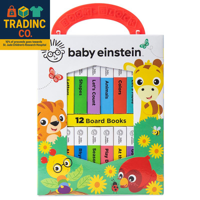 Baby Einstein My First Library 12-Book Block Set - Learning Essentials