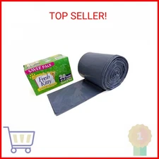 30 Count Fresh Kitty Litter Box Liners Super Thick, Durable, Easy Clean Up Jumbo