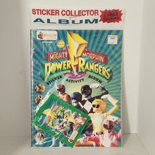 Merlin 1994 MIGHTY MORPHIN POWER RANGERS sticker album Factory Sealed