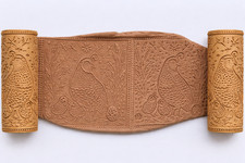 Embossed / Debossed Clay Texture Roller – Quail Pattern – Pottery & Polymer Clay