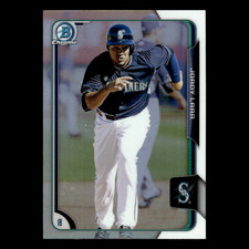 Jordy Lara #63 2015 Bowman Chrome Draft Refractor Seattle Mariners Baseball Card