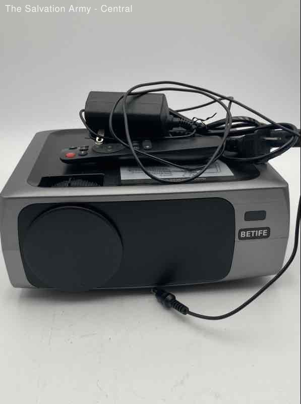Betife Gray Black Gray Bluetooth Portable Home Theater Projector w/Accessories