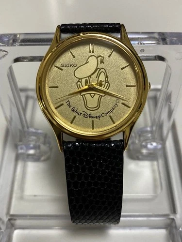 SEIKO Disney Donald 60th Anniversary Gold Limited Edition Vintage