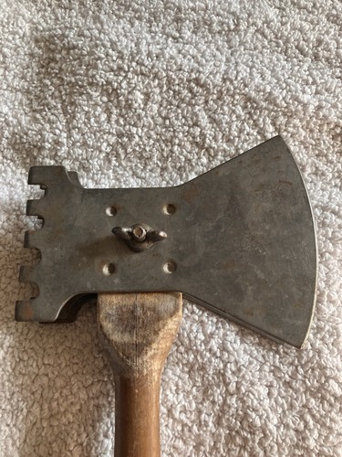Vintage Antique Meat Tenderizer Cleaver Double Blade - Picture 3 of 9