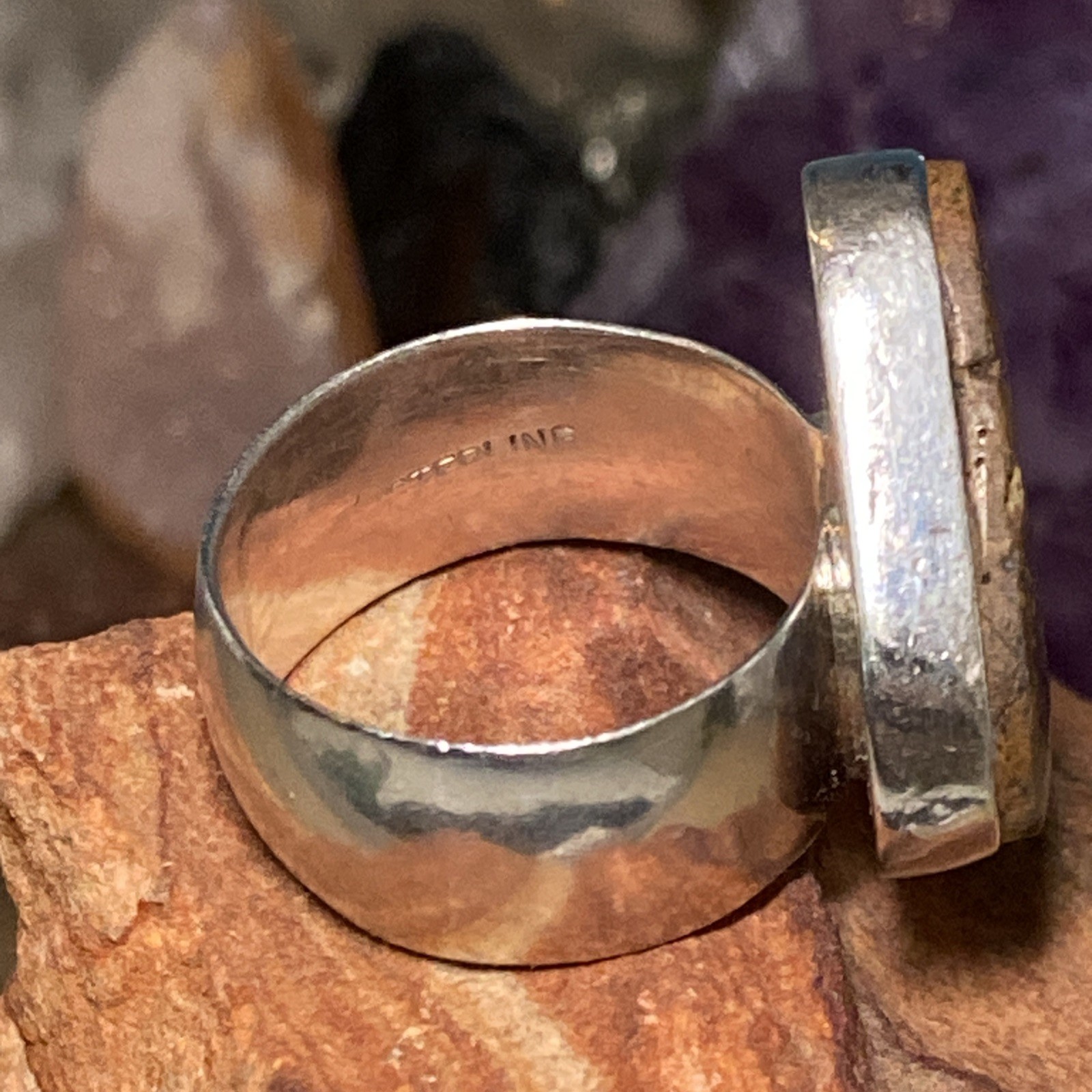 Royston Turquoise Matrix Triangular Southwest Nat… - image 15