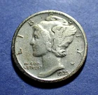 1925-D Mercury Dime  Ch. VF