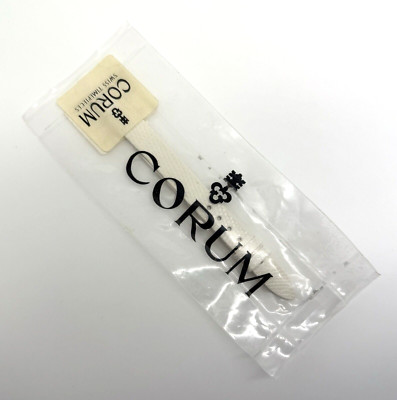 Corum Sugar Cube 11mm x 10mm White Lizard Watch Strap Band New Authentic OEM