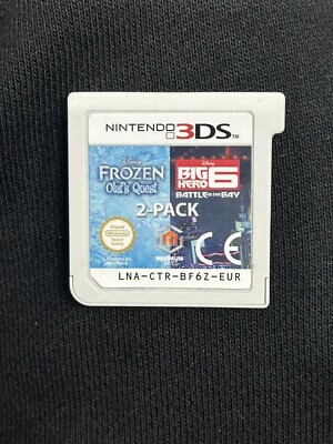 Disney Frozen Big Hero 6 Doppelpack (Nintendo 3DS) Nur Kassette