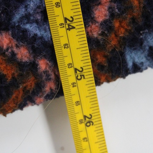 Vintage Old Navy Fleece Sweater Womens Navy Blue Geometrical Pattern Half Zip M - Picture 9 of 9