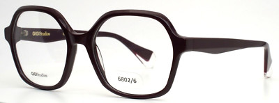 GIGI STUDIOS Rafaella 6802/6 Burgundy Womens Square Eyeglasses 53-18-140 B:48