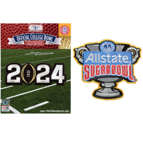 2024 College Playoff Jersey Patch & Sugar Bowl Patch Washington