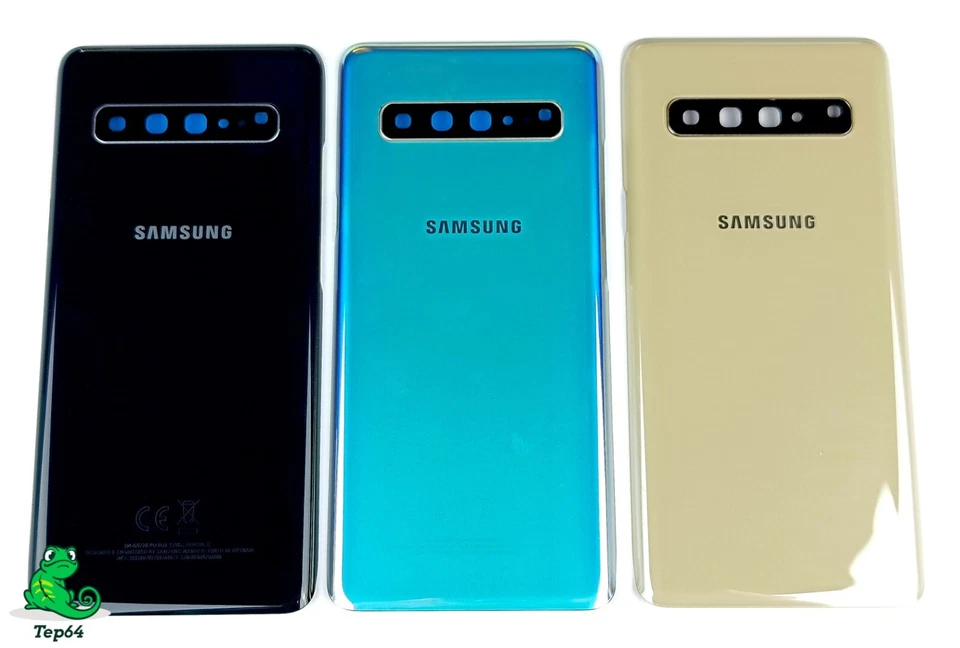 Vitre arrière cache batterie avec lentille Samsung Galaxy S10 5G