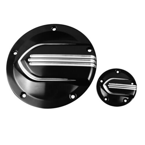 1PC Black Derby Timer Timing Cover For Harley Evolution 1340 Softail Dyna FLHX eBay