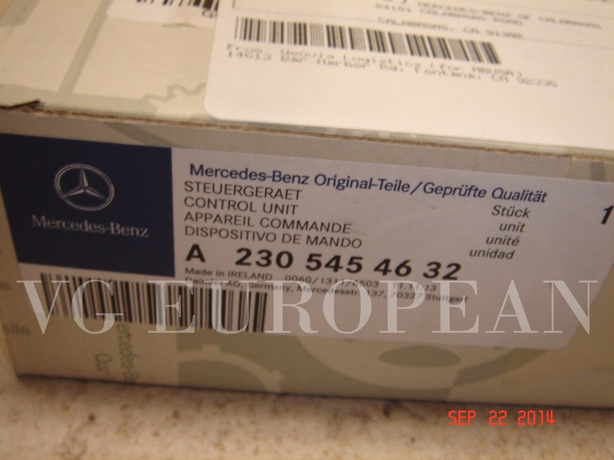 Mercedes-Benz R230 SL-Class Genuine Front SAM Control Module NEW