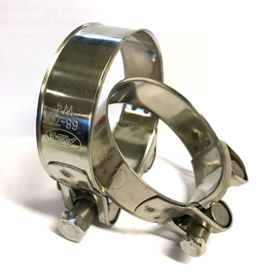 Machinetec W4 Stainless Steel Exhaust Clamp For Aprilia Motorcycles – Choose Your Size!