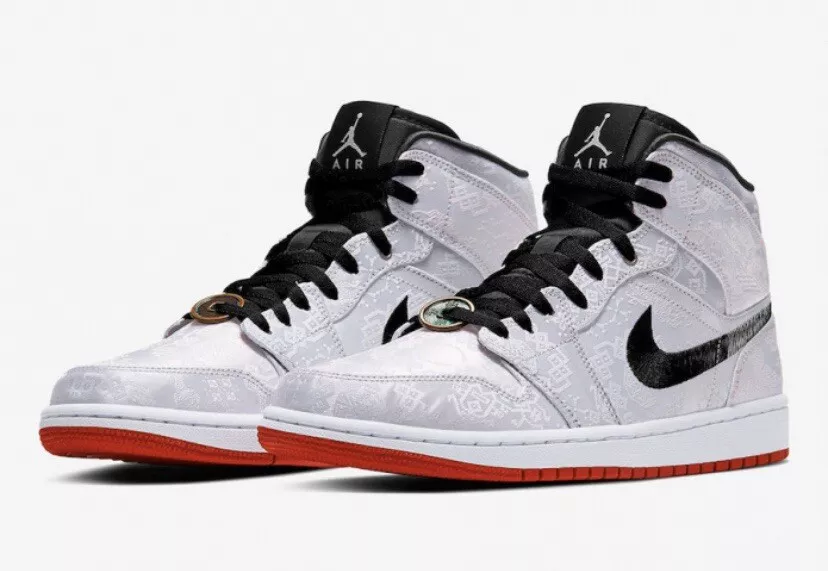 CLOT X Air Jordan 1 Mid Fearless Size 8
