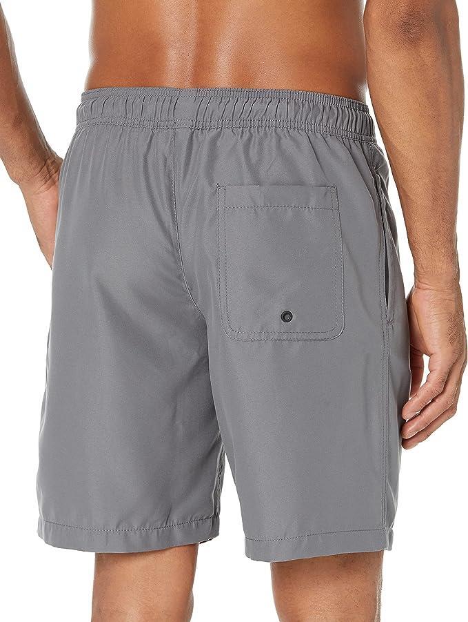 Amazon Essentials Men's 9" Quick-Dry Swim Trunk, Charcoal, Medium