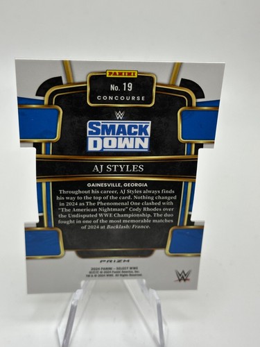 2024 WWE - Seleccionar - Troquelado - #19 AJ Styles - Imagen 2 de 2