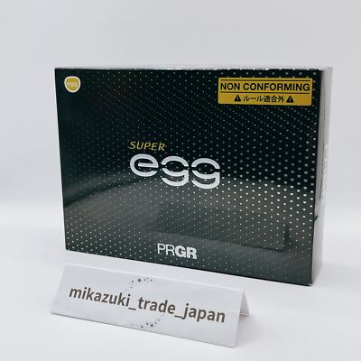 PRGR Golf ball SUPER egg Loft 19 BALL DZ GB1031 12 pieces pearl white NEW JAPAN