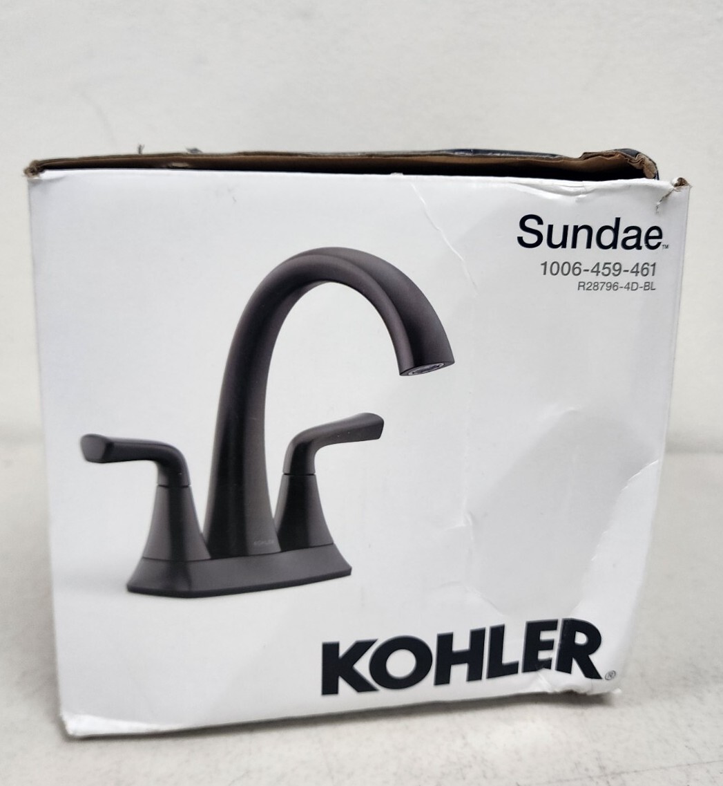 Kohler Sundae Bathroom Sink Faucet Matte Black R287964DBL eBay