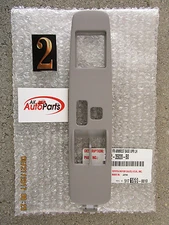 01 - 04 TOYOTA TACOMA 2D CAB MASTER POWER WINDOW SWITCH BEZEL TRIM GRAY OEM NEW