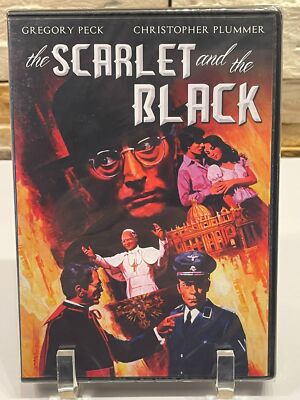 THE SCARLET AND THE BLACK 1983 GREGORY PECK FULL SCREEN COLOR NTSC NEW & SEALED
