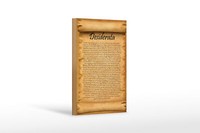 Holzschild Spruch 12X18 Cm Desiderata Gedicht Max Ehrmann Deko Schild