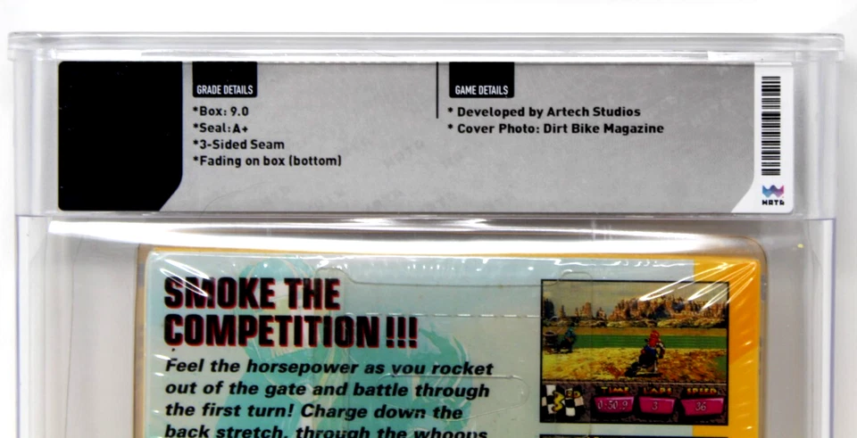 WATA Graded 9.0 Sega Genesis 32X CHAMPIONSHIP / MOTOCROSS -  Factory Sealed - Image 4 of 4