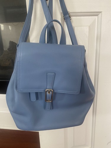 Coach L2W-9858 Blue Leather 