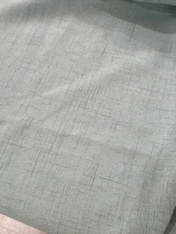 lenox american by design 51x69Tablecloth Seafoam Green W/ Cream Detail Edging - Image 2 of 4