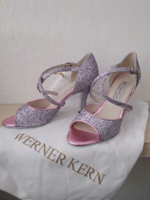 Tanzschuhe mit Glitzer von Werner Kern Größe 38,5