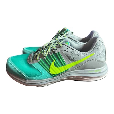 Size 9.5 - Nike Dual Fusion X Low Turquoise Gray Green Shoes
