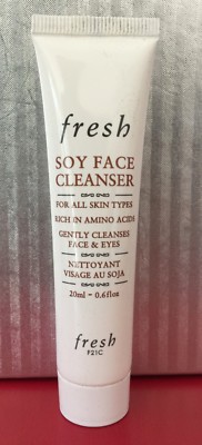 fresh Soy Face Cleanser Deluxe Travel Mini 0.6 fl oz / 20 mL Brand New