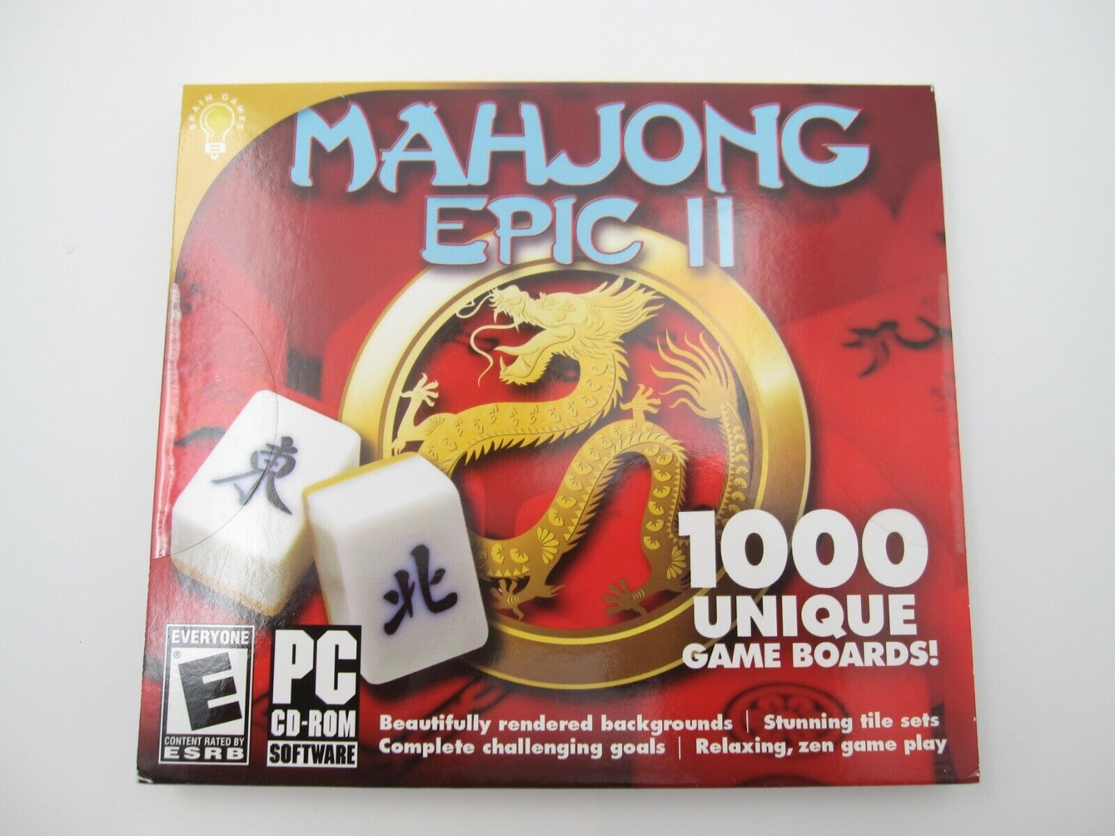 Mahjong Epic II PC Games CD 1000 Game Boards for sale online