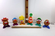 Mr. Potato Head Spud Buds & Veggie Friends 6 Figures & Parts Hasbro/Playskool