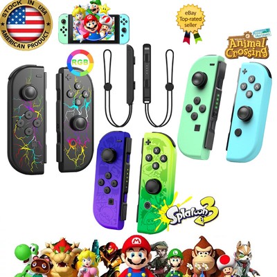 NEW For Nintendo Switch Joy Con Wireless Controller Gamepad Left & Right 1 Pair