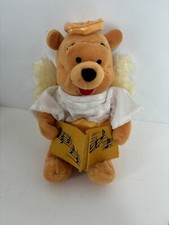 Winnie thre Pooh Bean bag Angel Choir plush with halo mini 9" Vintage 2000