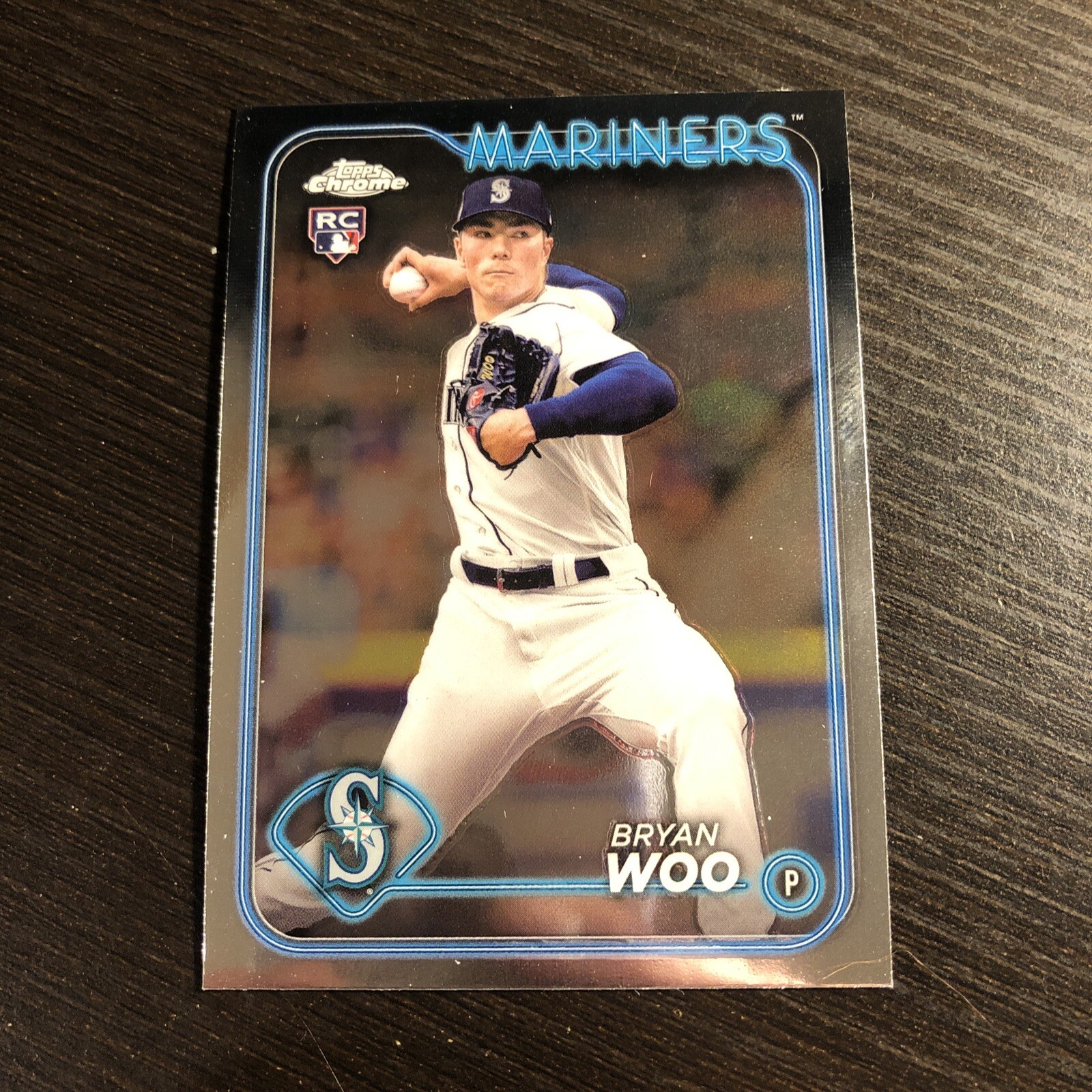 2024 Topps Chrome Bryan Woo RC #172 Seattle Mariners