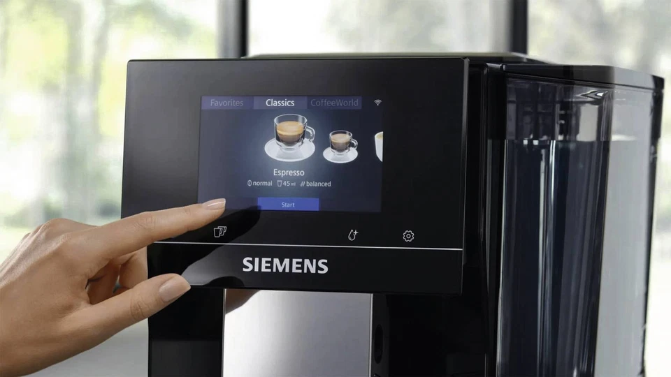 Siemens TP713D09 Schwarz Kaffeevollautomat, 19 bar Pumpendruck, TOP-DEAL! NEU - Bild 3 von 4