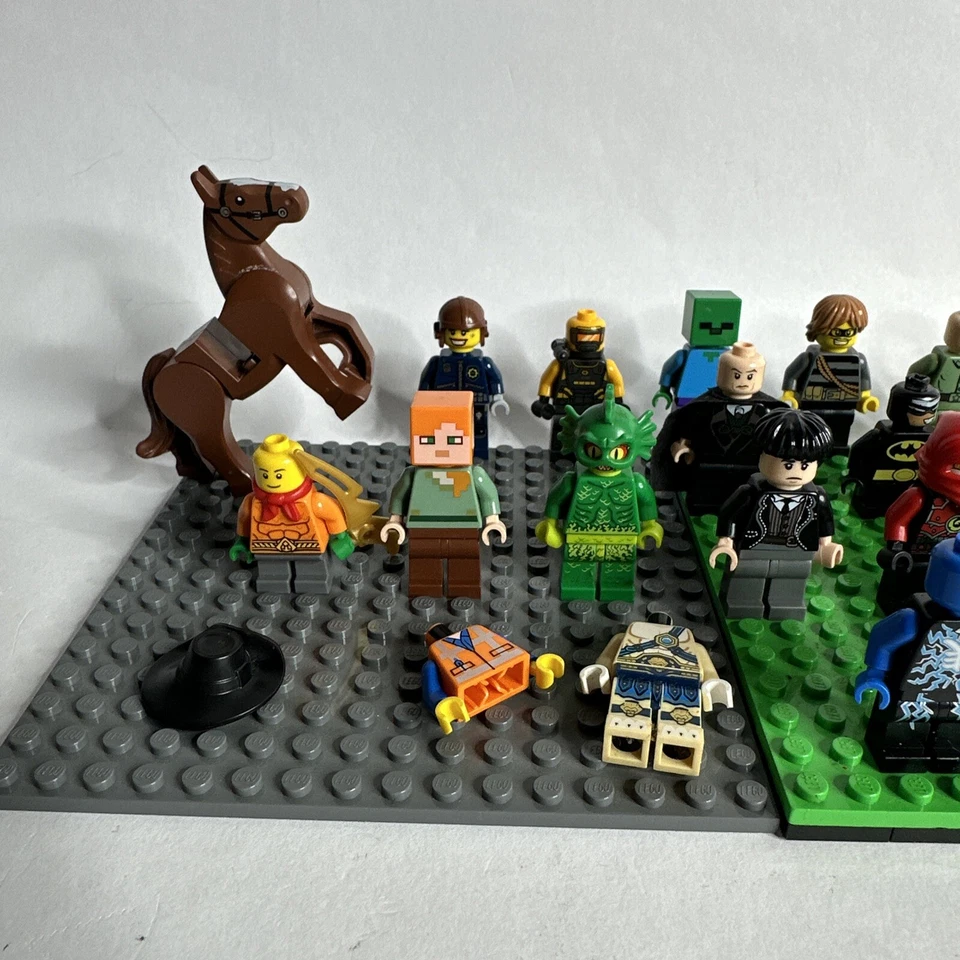 Lote de 24 Minifiguras LEGO Varios Minecraft Batman Harry Potter Pirata Mar Foto 3 de 3