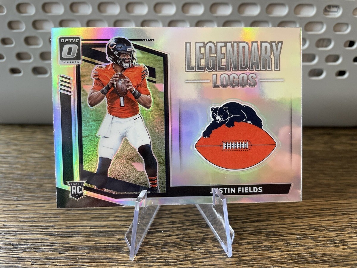 2021 Donruss Optic Legendary Logos Silver Prizm Justin Fields