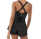 Free People Movement Black “The Way Home” Skortsie Athletic Romper Ruffle XSmall — photo 2