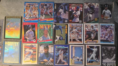 Ken Griffey JR 24 CARD LOT Allen and Ginter Arena Holograms Fleer Topps🔥🔥
