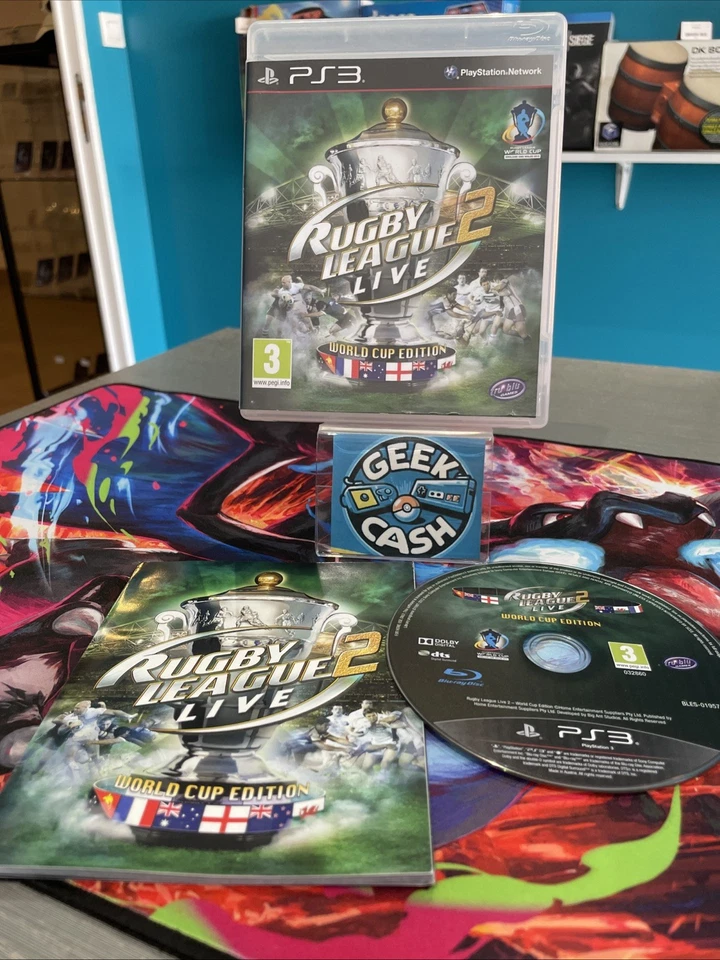 ✅🏉Rugby League Live 2 World Cup Édition - Sony PlayStation 3 - Avec Notice RARE - Photo 1/3