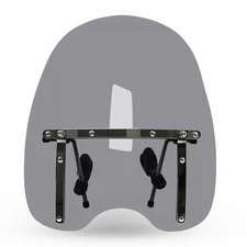 19" Smoke Windshield For Windscreen Harley Dyna Honda Suzuki Yamaha Kawasaki