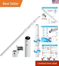 Durable 16.5ft Telescopic Pool Cleaning Pole – Lightweight & Corrosion Resistant